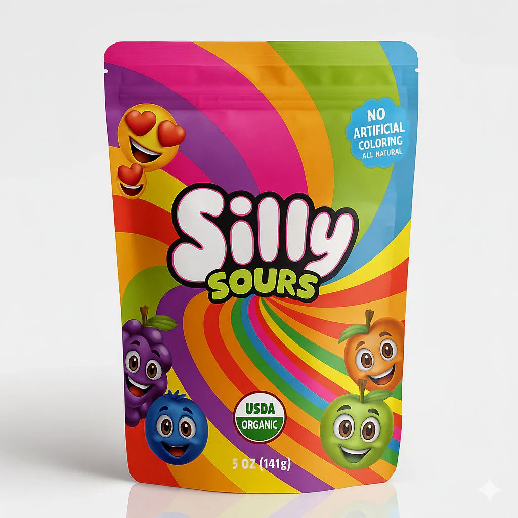 Silly Sours Original - Organic Sour Gummy Candy